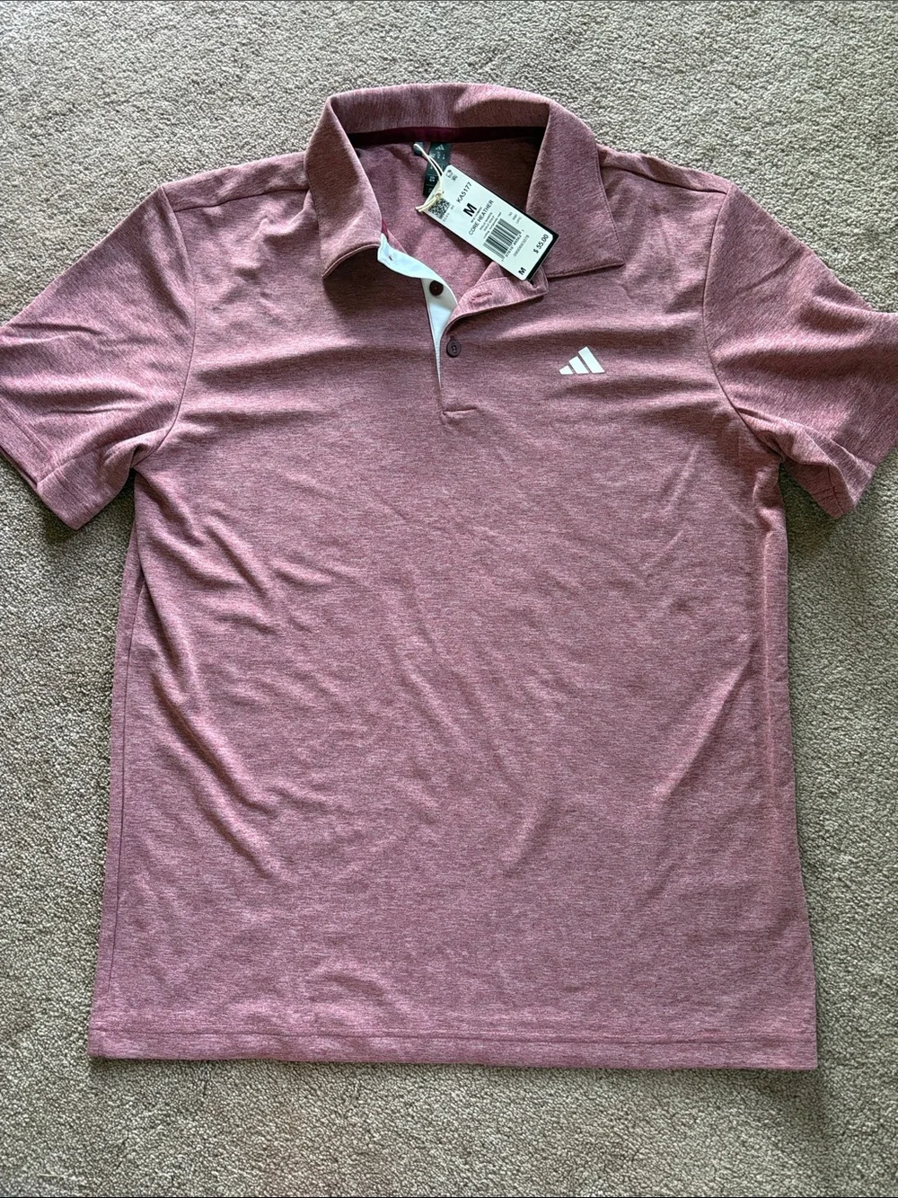 Adidas Men's set of 2 Golf Polo Shirts medium NWT